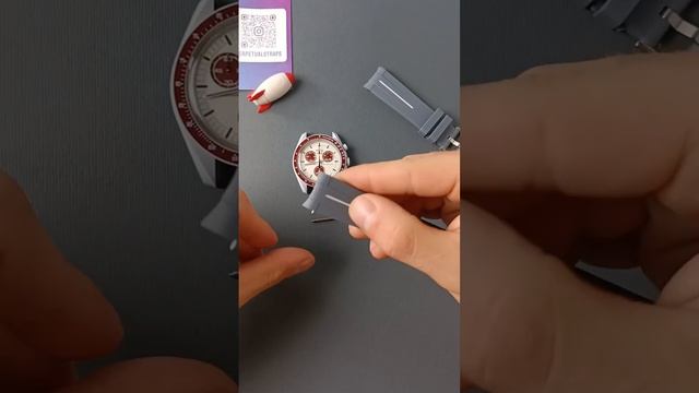 Replace the Omega X Swatch Speedmaster MoonSwatch OEM Band with a Rubber Strap by Perpetual Straps смотреть онлайн