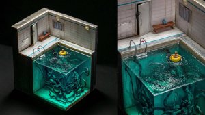 Не бойся бассейнов, говорили они... / Диорама на заказ