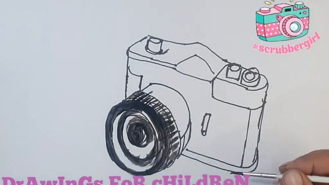 Как нарисовать ФОТОАППАРАТ / Fotoapparat rasmini chizish / How to draw a CAMERA // Bolajonlar uchun смотреть онлайн