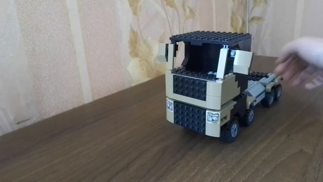 Лего грузовик MAN 8x8