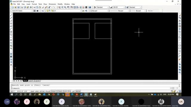 Engineering Drawing (Lab # 12) - AutoCAD 2007 смотреть онлайн