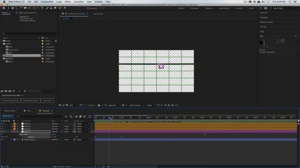Create Nulls from Path (string of lights) - Adobe After Effects tutorial