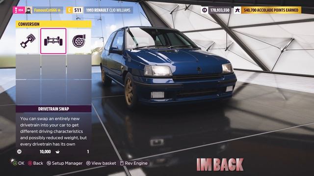 Forza Horizon 5 - Weekly Challenge Winter Forzathon with 1993 Renault Clio Williams | Xbox Series смотреть онлайн