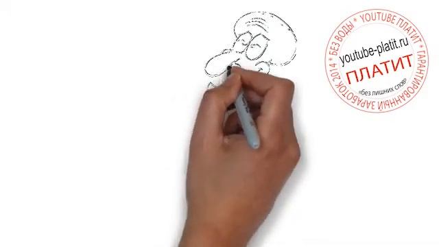 СПАНЧ БОБ Как нарисовать губку боба смотреть онлайн