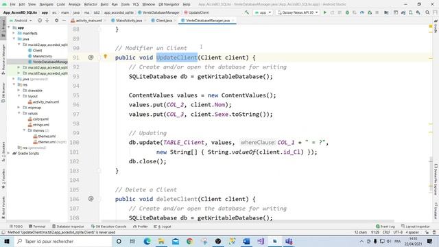 Android - Développement mobile - Part38 - TP9 - SQLite - Ajouter, modifier supprimer suite смотреть онлайн