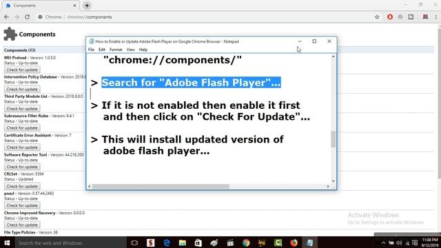 How to Enable or Update Adobe Flash Player on Google Chrome Browser смотреть онлайн