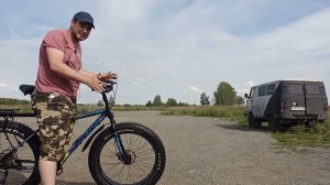 туристический руль  на |✅FATBIKE✅| нужен ли длинный шток руля?