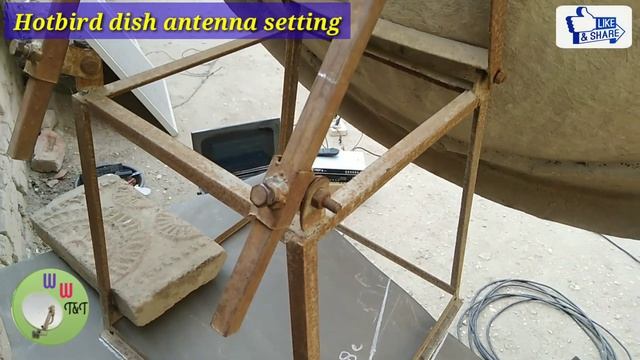 Hotbird 6/7 at 13e satellite very easy and simple dish antenna setting on 4 feet dish antenna смотреть онлайн