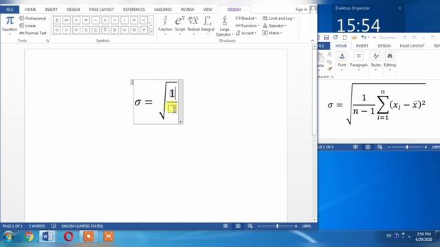 How To Type Equation In Microsoft Word | Writing Equation In Word | Best Tutorial смотреть онлайн
