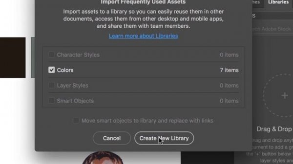 Adobe Creative Cloud: Add Color Swatches to Libraries
