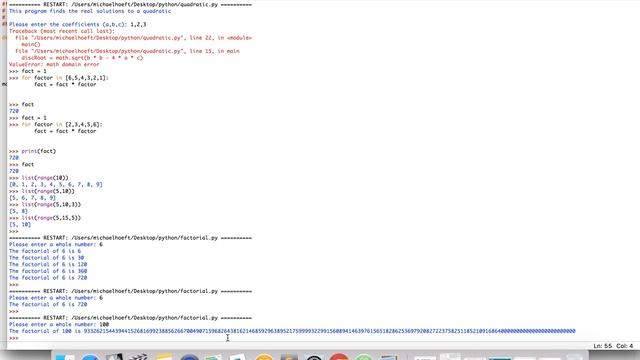 Zelle Python 2nd Ch3 Body1.3 (Vid 22of100) смотреть онлайн