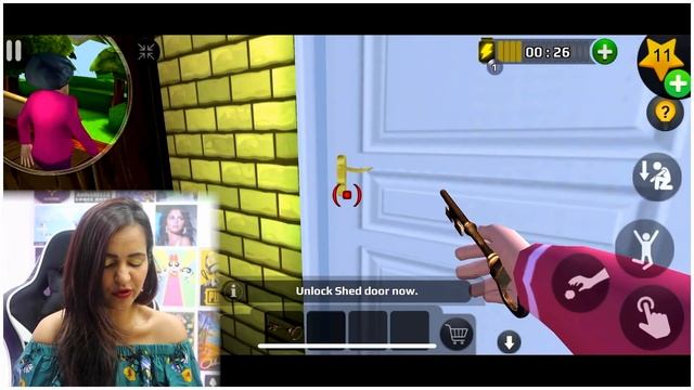 Scary Teacher 3D Gameplay - Miss T ki Science Lab me AAG laga Di смотреть онлайн