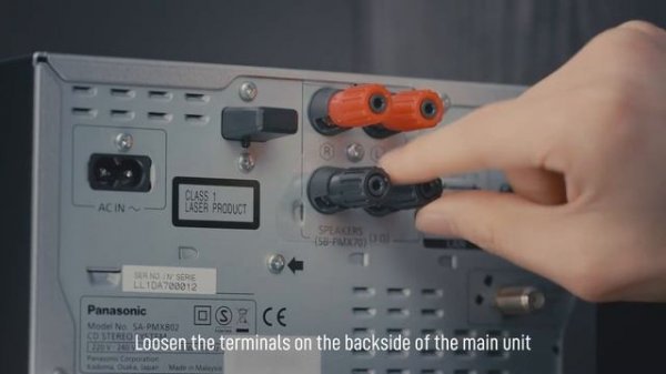 Set Up Guide - Panasonic SC-PMX802 Audiophile Hi-Fi Sound System