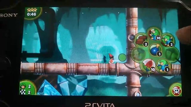 Lemmings Touch Vita - Easy Level 3 - 3 Stars смотреть онлайн