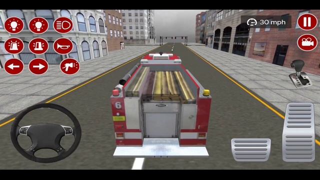 Emergency Fire Truck Simulator - Real Firefighter Truck Driving Games - Android Gameplay смотреть онлайн