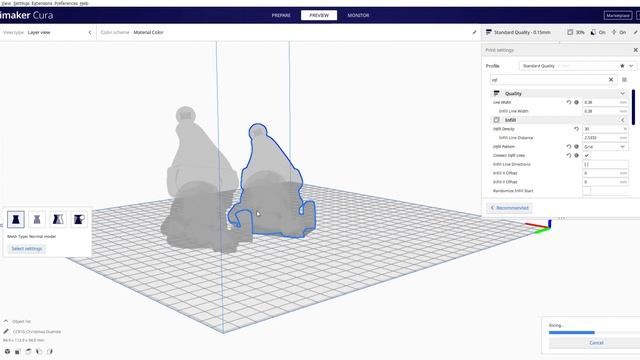 Ultimaker Cura 4.4.1 Per Model Settings смотреть онлайн