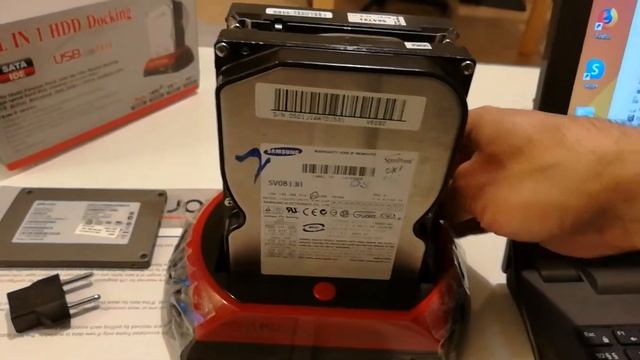 All in 1 HDD Docking SATA/IDE does not detect SATA disk. смотреть онлайн