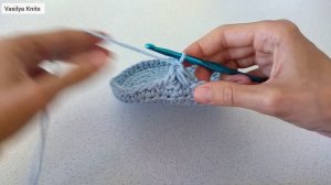 Корзинка НЕЖНОСТЬ из хлопкового шнура. Объемный узор цветочки / Узор для сумок и корзин крючком