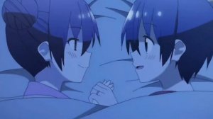 ЦУКАСУ ЦЕЛУЕТСЯ С НАСОЙ (УНЕСИ МЕНЯ НА ЛУНУ) МОМЕНТ