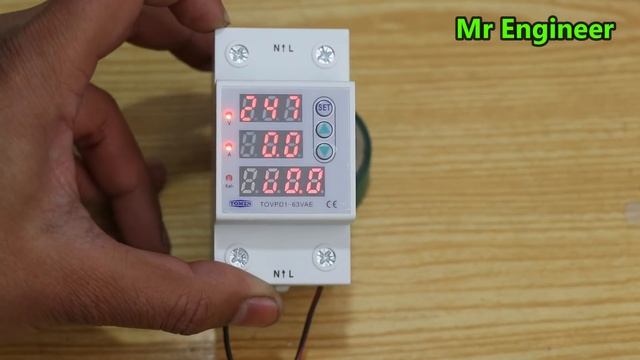 TOMZN 3 In 1 Voltage And Current Protector With Kwh Display | Over And Under Voltage Protector