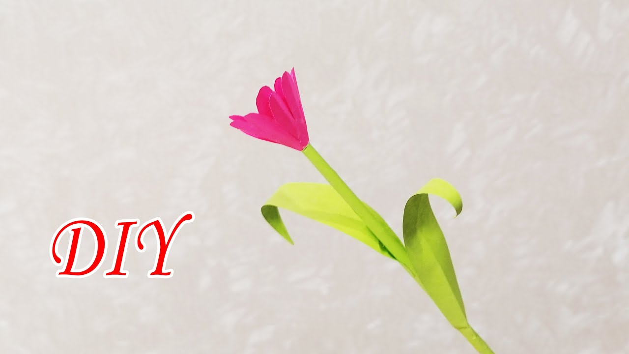 Как сделать Цветы из бумаги своими руками Бумажные цветы Мастер Класс смотреть онлайн