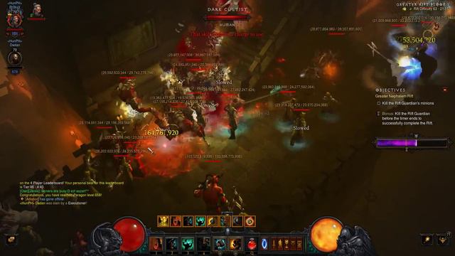 Diablo III Season 4 GR63 2P with supp Monk and Hota Barb смотреть онлайн