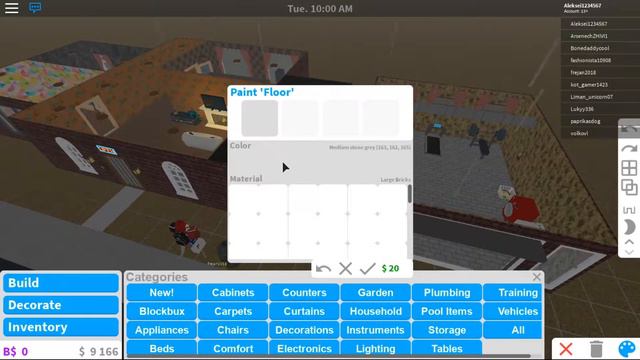 Bloxburg строительство дома начало ! (1)