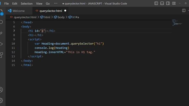 Query Selector in Java Script смотреть онлайн