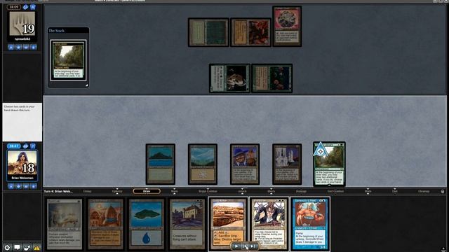 MTG Magic Four Horsemen Test Game 1 Against Nate Prawdzik смотреть онлайн