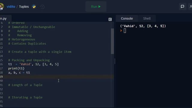 Python Tuples смотреть онлайн