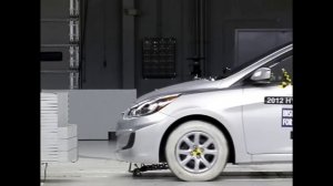 Краш-тест Hyundai Accent 2012 фронтальный удар