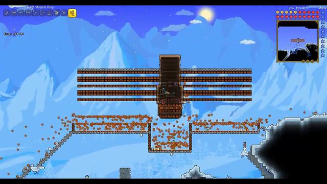 [Terraria] How to beat the Frost Legion SOLO EASY смотреть онлайн