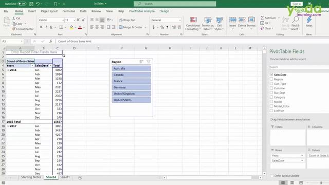 How to use a Pivot Table to Analyze SALES DATA in Excel смотреть онлайн