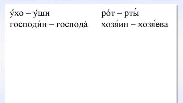 Число имён существительных смотреть онлайн