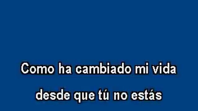 Los Temerarios  1 Como Te Recuerdo Karaoke