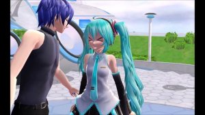 MMD Miku vs Kaito