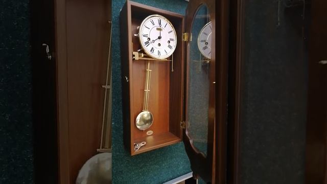 НАСТЕННЫЕ МЕХАНИЧЕСКИЕ ЧАСЫ K.MOZER С МЕЛОДИЕЙ, ЧЕТВЕРТНЫМ И ЧАСОВЫМ БОЕМ ПОЛНОЕ и НОЧНОЕ ОТКЛЮЧЕНИ смотреть онлайн