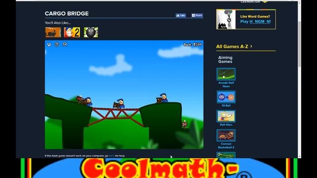 Cool Math Games lets play:cargo bridge смотреть онлайн