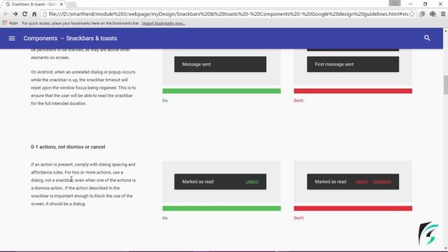 #4.2 Android Snack Bar example | Basic Components- part 1. Android Material Design смотреть онлайн