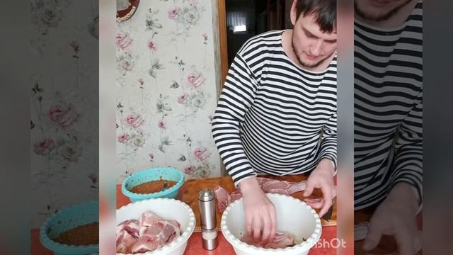 Свинина на мангале. смотреть онлайн