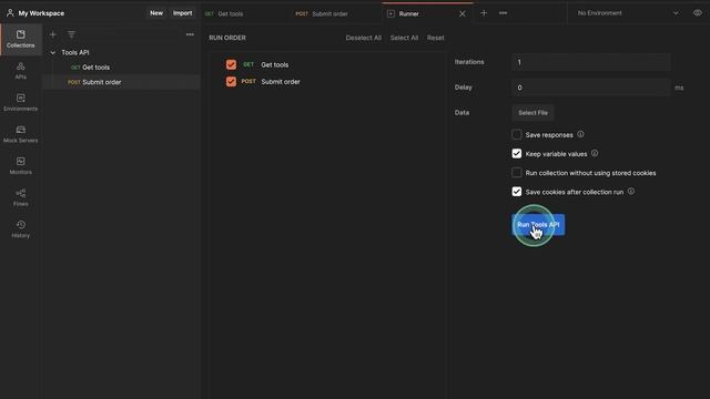 Loop request based on data from response in Postman смотреть онлайн