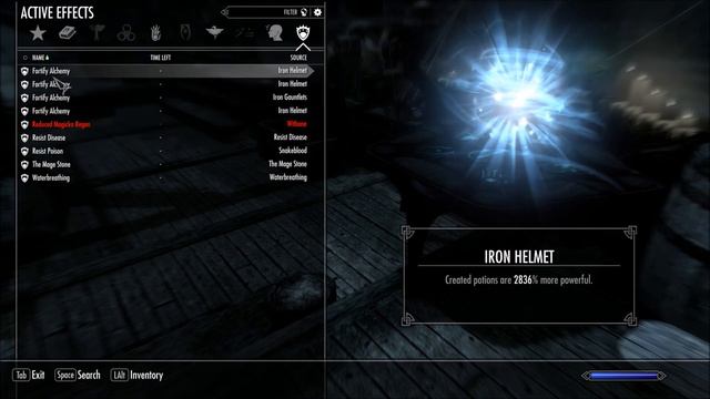 Skyrim Fortify Restoration Glitch (A Quick Way To Level Up Smithing) смотреть онлайн