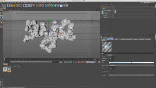 Cinema 4D Tutorial - Write With Clouds Using Thinking Particles and Pyrocluster смотреть онлайн
