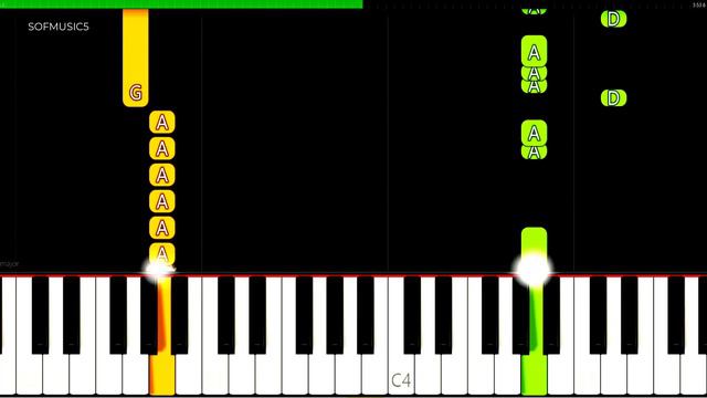 AVRIL LAVIGNE - My Happy Ending | Easy Piano tutorial смотреть онлайн
