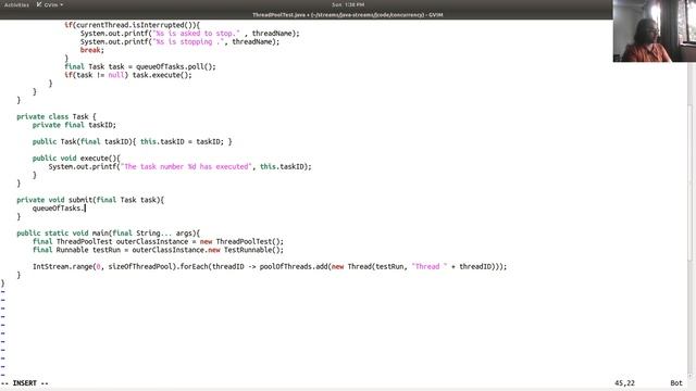 Implement a ThreadPool using modern java смотреть онлайн