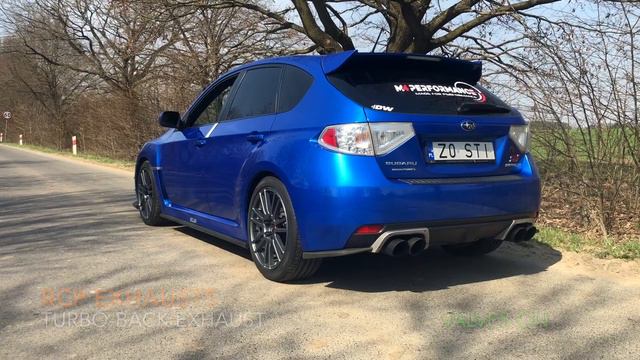 Subaru Impreza WRX STI GH | RCP Exhausts | Turbo-Back Exhaust смотреть онлайн