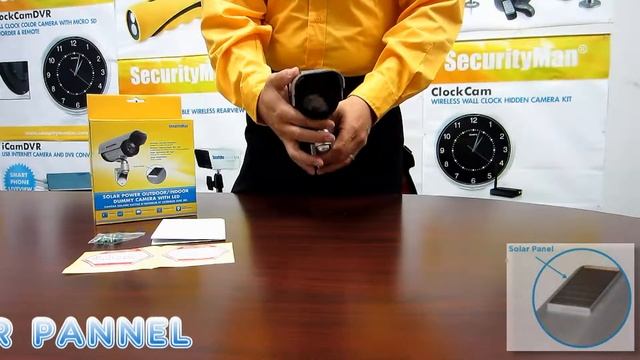 Introducing SecurityMan SM-3803 Solar Power Outdoor/Indoor Dummy Camera with LED смотреть онлайн