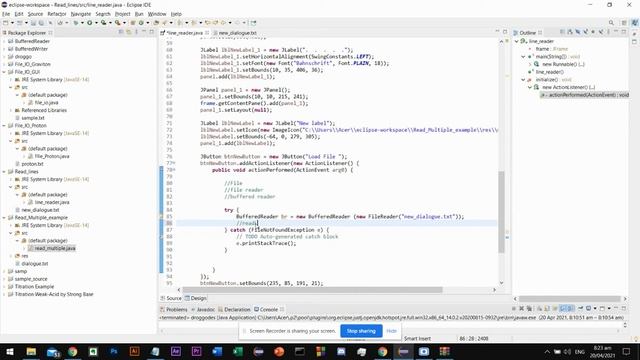 JAVA - Files I/O - Reading Multiple Lines from a Text file using a BufferedReader смотреть онлайн