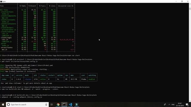Awesome React Redux Saga Boilerplate смотреть онлайн