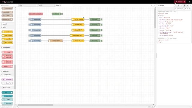 Demo of Axis Node-RED nodes смотреть онлайн